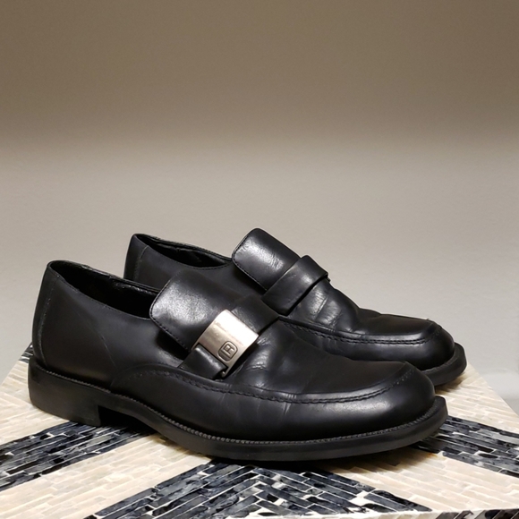 Kenneth Cole Reaction Black Dress Shoes Sz 9